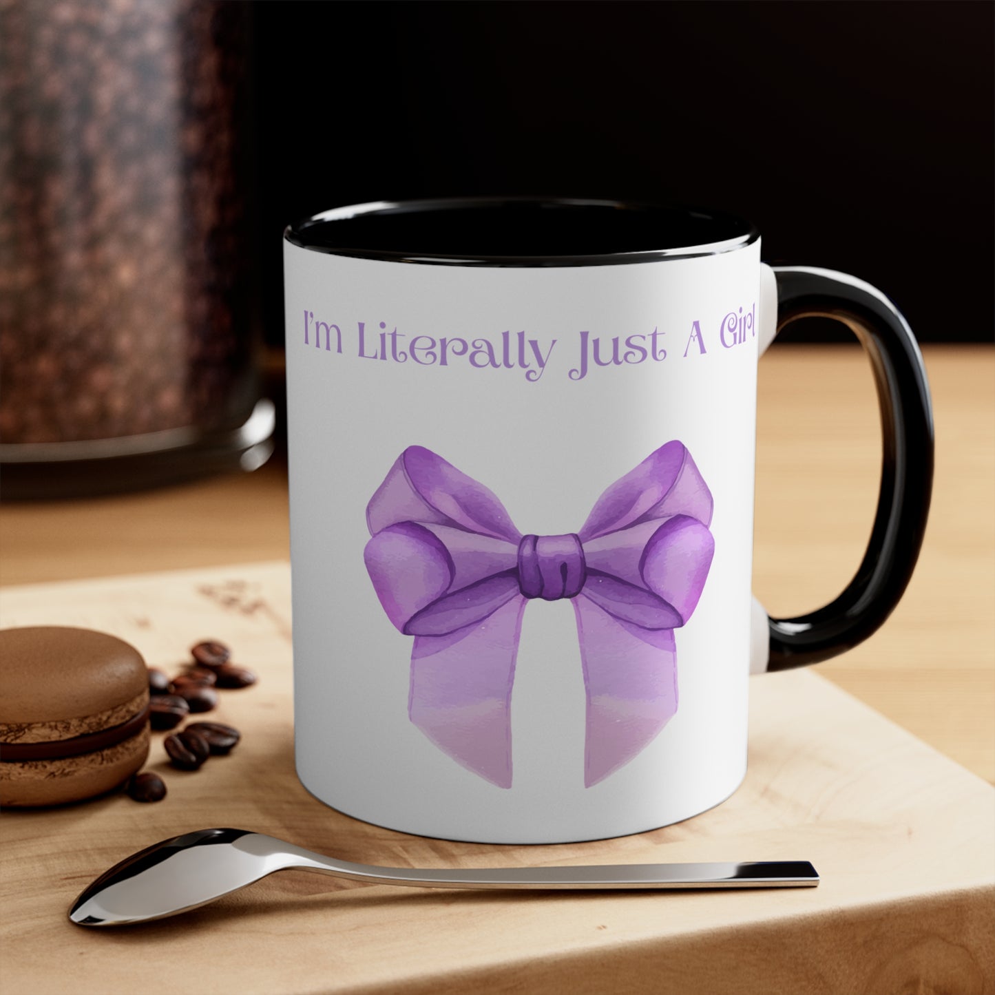 Funny Espresso Mug - I'm Literally Just a Girl, Gift for Coffee Lovers, Cute Mug for Birthdays, Home Office, Tea Lovers, [...]