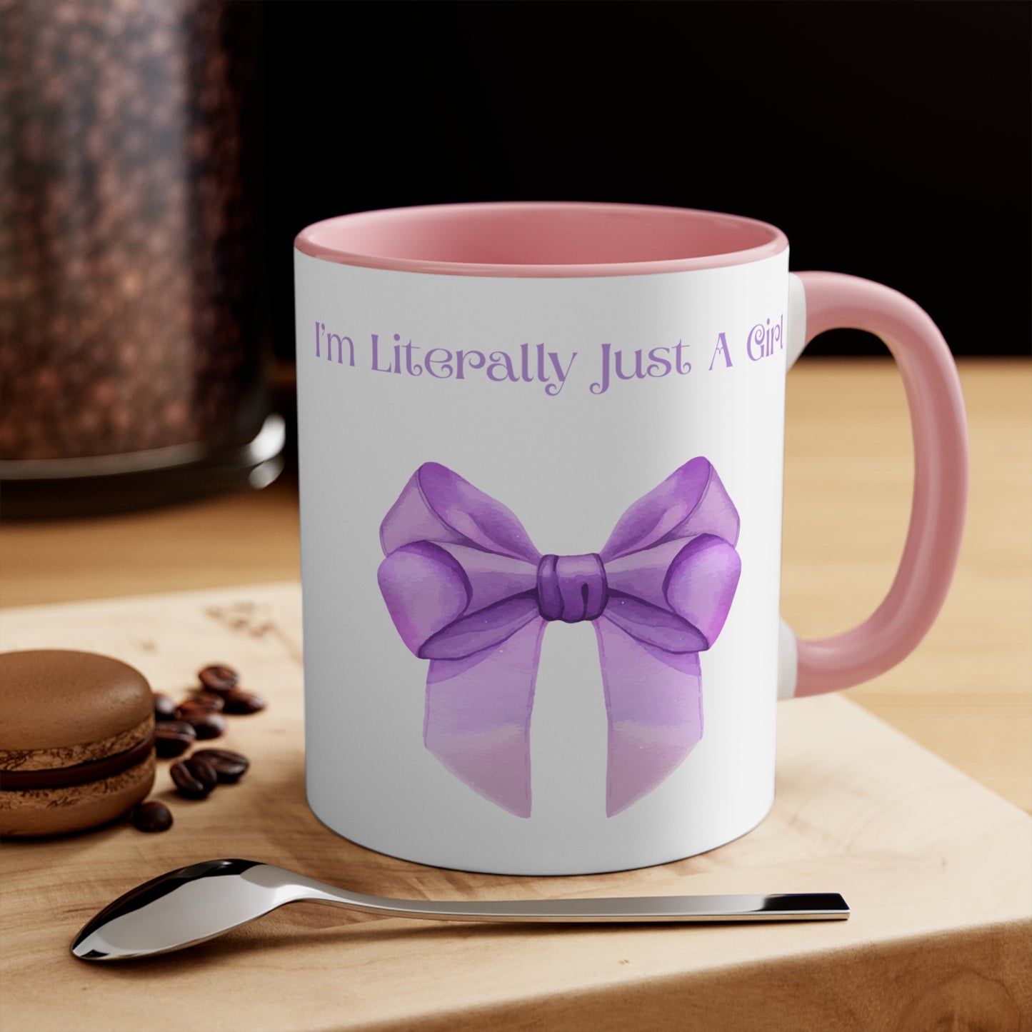 Funny Espresso Mug - I'm Literally Just a Girl, Gift for Coffee Lovers, Cute Mug for Birthdays, Home Office, Tea Lovers, [...]