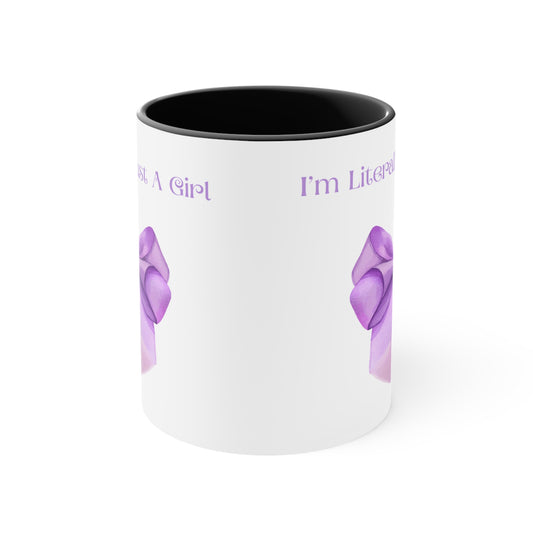 Funny Espresso Mug - I'm Literally Just a Girl, Gift for Coffee Lovers, Cute Mug for Birthdays, Home Office, Tea Lovers, [...]